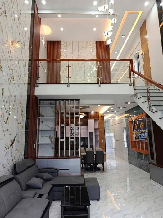 Nhà 1 lầu mặt tiền Hương Lộ 14 Long Điền giá 3.4 tỷ – sổ hồng riêng, full nội thất